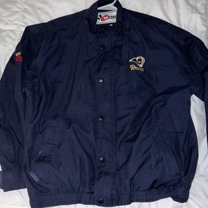 Vintage Saint Louis Rams Budweiser Tailgate Crew Jacket